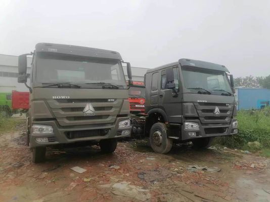 Transmissão manual cinza Sinotruk caminhão pesado 6 * 4 Trator caminhão tuboless design de pneus