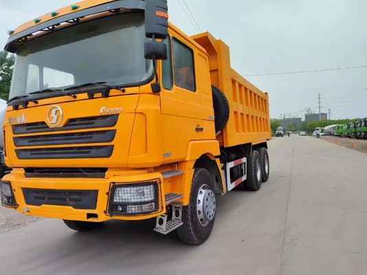 Shacman Orange F3000 Dump Truck com 10 rodas e 6-8L de capacidade do motor