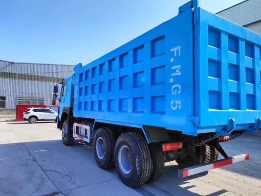 375 HP Peão de segunda mão Sinotruck azul HOWO 6 * 4 camião de descarga com Euro 3/4/5 emissões