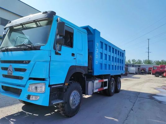 375 HP Peão de segunda mão Sinotruck azul HOWO 6 * 4 camião de descarga com Euro 3/4/5 emissões