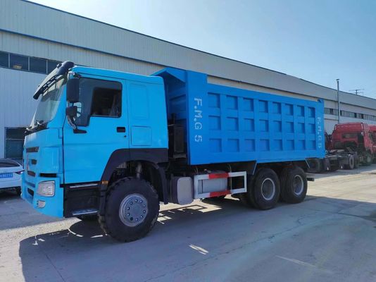375 HP Peão de segunda mão Sinotruck azul HOWO 6 * 4 camião de descarga com Euro 3/4/5 emissões