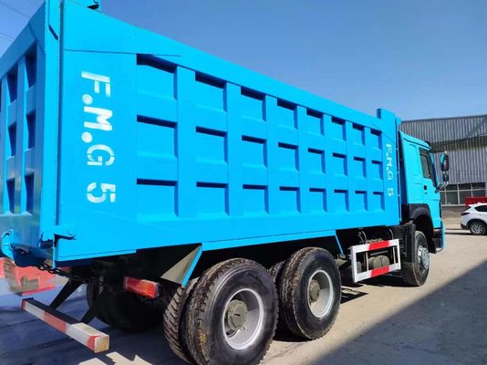 375 HP Peão de segunda mão Sinotruck azul HOWO 6 * 4 camião de descarga com Euro 3/4/5 emissões