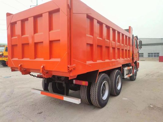6*4 F3000 Transmissão manual de alta capacidade de carga Red Shacman camião de descarga para tarefa pesada