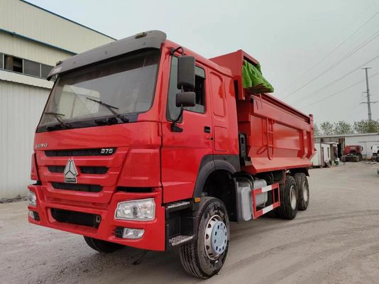 Certificado DOT HOWO 6*4 Caminhão de despejo de 5 toneladas 8 toneladas 10 toneladas Capacidade para camiões de descarga de construção