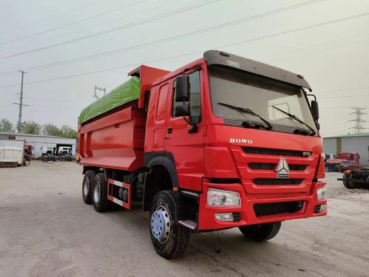 Certificado DOT HOWO 6*4 Caminhão de despejo de 5 toneladas 8 toneladas 10 toneladas Capacidade para camiões de descarga de construção