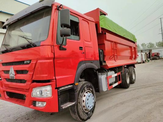 Certificado DOT HOWO 6*4 Caminhão de despejo de 5 toneladas 8 toneladas 10 toneladas Capacidade para camiões de descarga de construção
