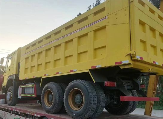 10 pneus Sinotruck HOWO 6*4 camião de segunda mão camião de descarga traseiro estilo de elevação emissão Euro 3/4/5