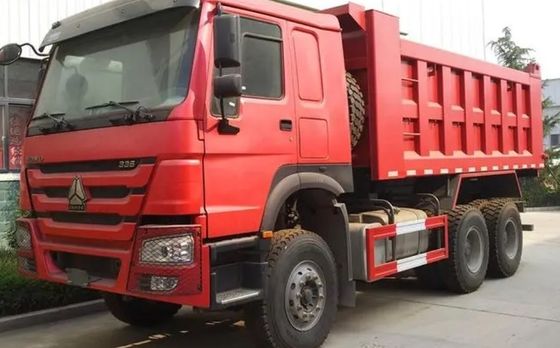351-450hp HOWO371 Caminhão de descarga com certificação DOT e pneus