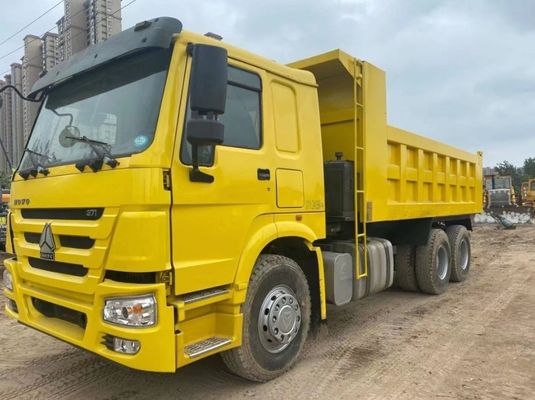 Transmissão manual Sinotruck HOWO 40 Ton 6X4 10 Wheel Dump Truck para desempenho