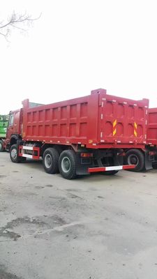 18 metros cúbicos de capacidade usado HOWO 6X4 camião de descarga pesado com transmissão manual