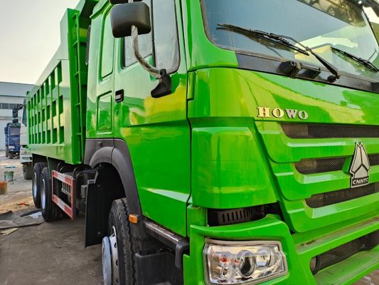 Serviço pós-venda garantido HOWO 375HP 6*4 camião de descarga com design de pneu sem tubo