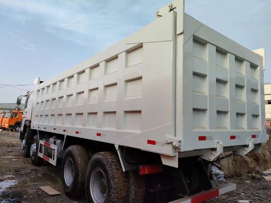 8×4 rodas motrizes caminhão de desvio HOWO E7 caminhão de descarga com transmissão manual