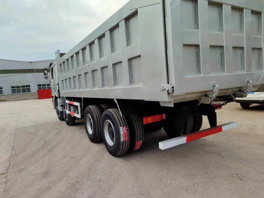 Caminhão usado Shacman 8X4 12 rodas 430HP Caminhões de descarga com design de pneu radial