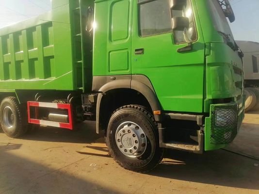 Transmissão manual Tipo 12.00r20 Pneus de segunda mão Sinotruck HOWO 6*4 Dump Truck 10 pneus