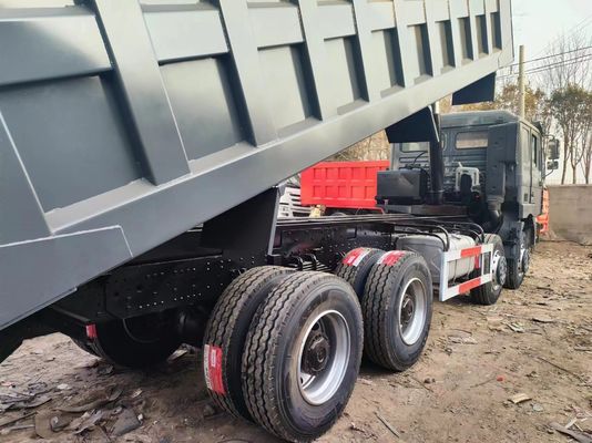Shacman 8X4 12 rodas usadas 50 toneladas 60 toneladas caminhão de inclinadores pesados com design de pneu radial