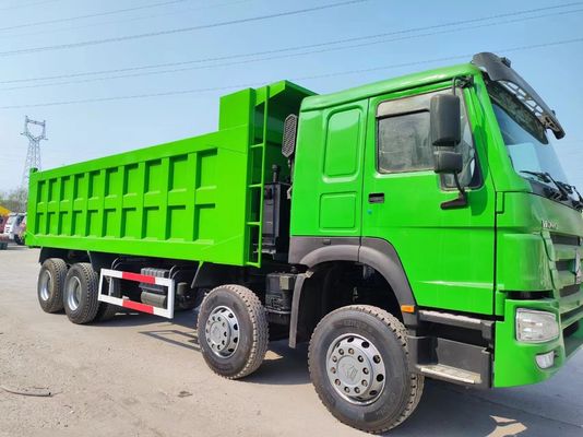 Caminhão Sinotruck usado HOWO 6*4 Caminhão de descarga verde Caminhão de grande carga pesada Capacidade de motor 6-8L
