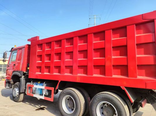 Sinotruck HOWO 6*4 camião de descarga em 371HP HC16 duplo eixo traseiro estilo de elevação frontal