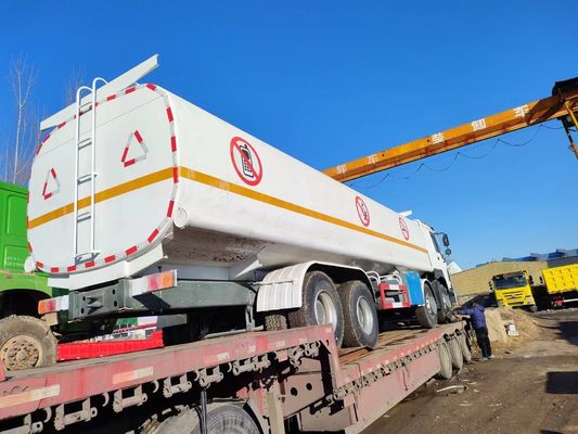 Caminhão-tanque de combustível de capacidade de motor de 8 litros para transporte de gás diesel