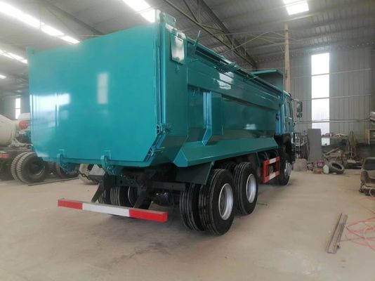 351-450hp Transmissão manual Sinotruck HOWO 6*4 Caminhão de descarga com caixa de embalagem tipo U