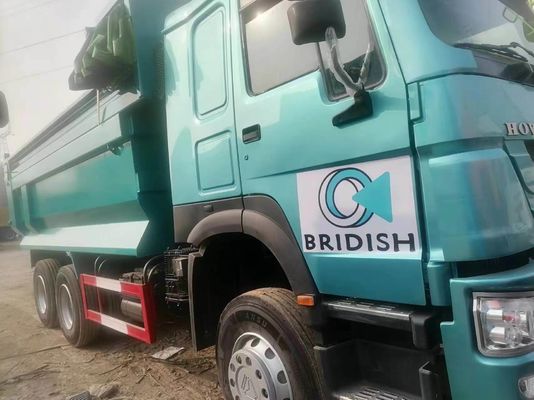 351-450hp Transmissão manual Sinotruck HOWO 6*4 Caminhão de descarga com caixa de embalagem tipo U