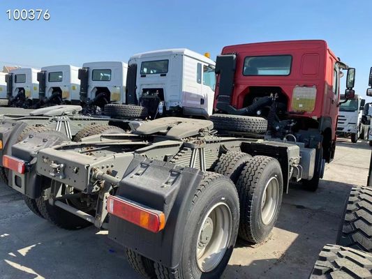 Desenho de pneu sem tubo Caminhão Sinotruk HOWO 6*4 Caminhão tractor em boas condições
