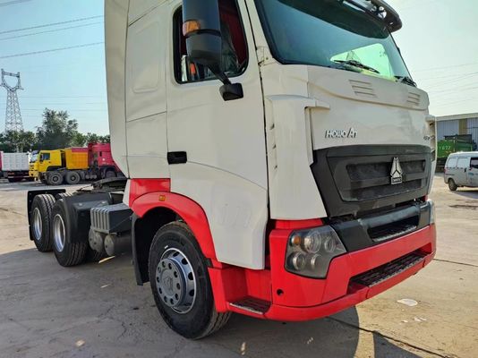 Sinotruk Howoa7 Tractor Truck Head com motor Weichai 6800x2500x3500mm e eficiência