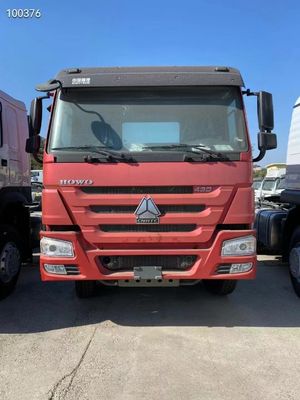 Transmissão manual HOWO 6*4 Tractor Truck 375HP 371HP 10 pneus Heavy Duty Trailer Head