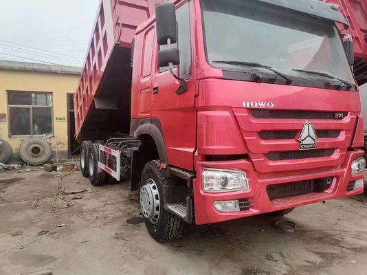 10-15t Peso bruto do veículo Transmissão manual Sinotruk HOWO 6*4 camião de descarga 371HP 10 pneus