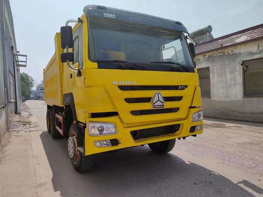 Desenho de pneus radiais Sinotruck HOWO 6*4 Caminhão de descarga Caminhão de segunda mão 10 pneus Caminhão de inverter
