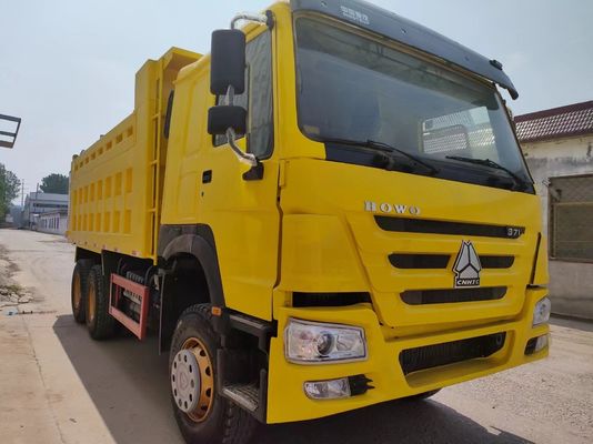 Desenho de pneus radiais Sinotruck HOWO 6*4 Caminhão de descarga Caminhão de segunda mão 10 pneus Caminhão de inverter