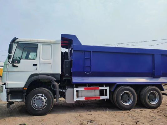 6X4 375HP U-Share segunda mão HOWO Dump Truck Motor Capacidade 6-8L potência 351-450hp