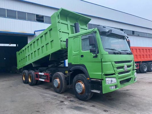 12 Wheeler Usado HOWO Dump Truck Design de pneu radial caminhão de segunda mão