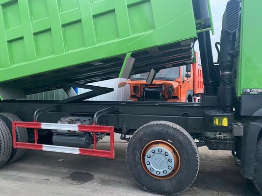 12 Wheeler Usado HOWO Dump Truck Design de pneu radial caminhão de segunda mão