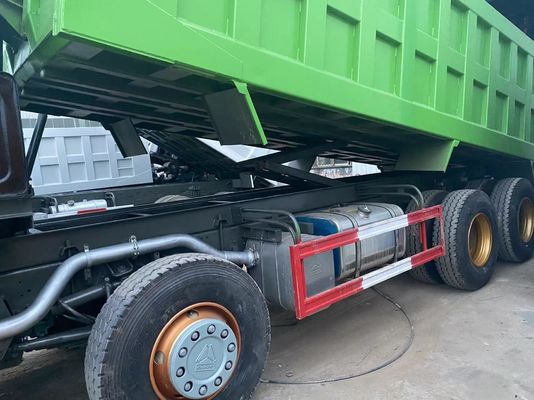 12 Wheeler Usado HOWO Dump Truck Design de pneu radial caminhão de segunda mão