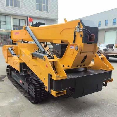 Certificação CE 8t Mini Crawler Spider Crane para levantar em lojas de materiais de construção