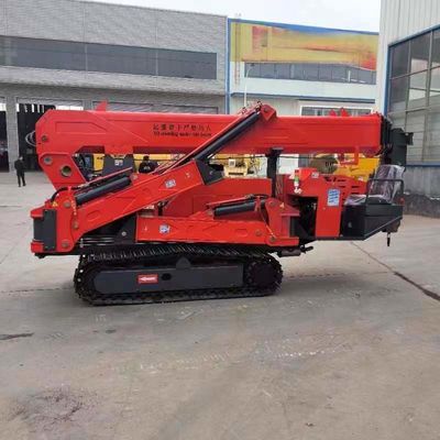Granas de aranha diesel móveis dobráveis de 5 toneladas com tamanho personalizado de 4600*1430*2170MM