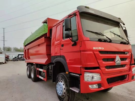 HOWO 6*4 Caminhão de despejo do tipo U Caminhões de descarga de construção 40-50tões com pneus 12.00r20