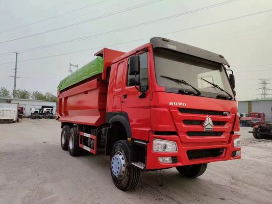 HOWO 6*4 Caminhão de despejo do tipo U Caminhões de descarga de construção 40-50tões com pneus 12.00r20