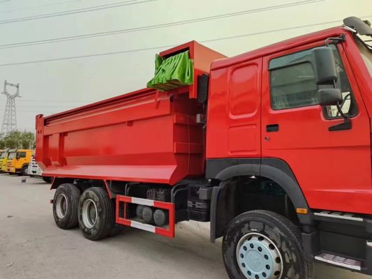 HOWO 6*4 Caminhão de despejo do tipo U Caminhões de descarga de construção 40-50tões com pneus 12.00r20