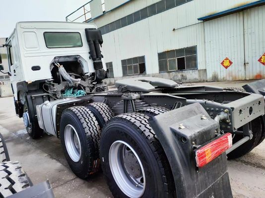Combustível Diesel Mecânico Branco Sinotruk HOWO 6*4 Tractor Truck caixa de engrenagens manual