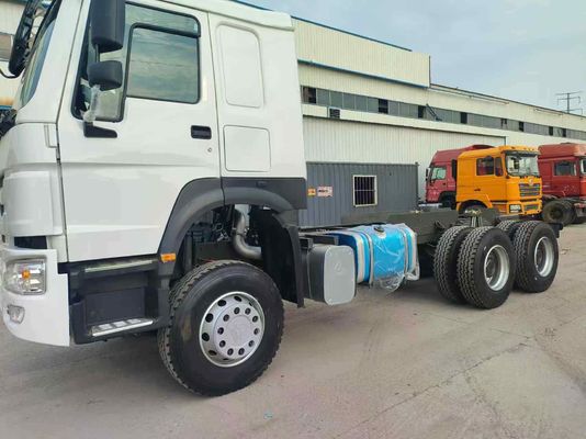 Potência 351-450 cv Sinotruk usado HOWO 6*4 caminhão tractor 12.00r20/12r22.5/315.80-25