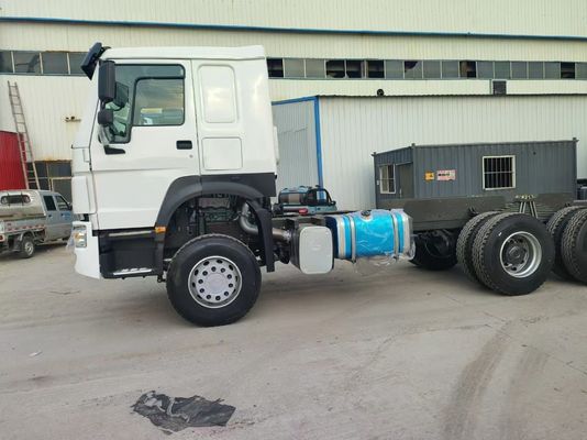Potência 351-450 cv Sinotruk usado HOWO 6*4 caminhão tractor 12.00r20/12r22.5/315.80-25