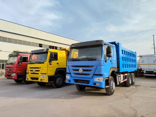Caminhões de descarga de construção Estilo de elevação frontal HOWO 6*4 Caminhão de despejo 8500x2500x3600mm