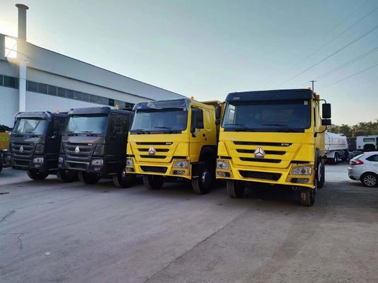 Caminhões de descarga de construção Estilo de elevação frontal HOWO 6*4 Caminhão de despejo 8500x2500x3600mm