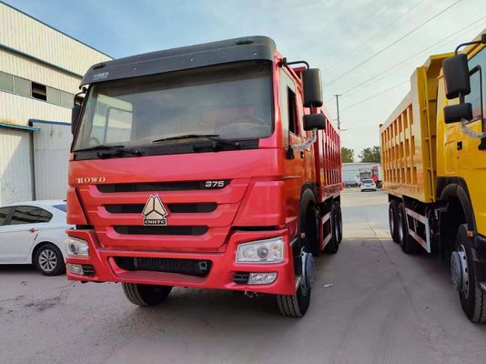 Caminhões de descarga de construção Estilo de elevação frontal HOWO 6*4 Caminhão de despejo 8500x2500x3600mm
