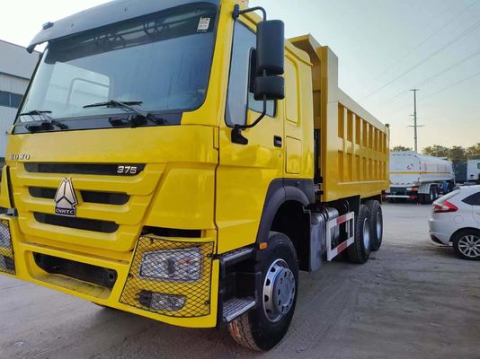 Caminhões de descarga de construção Estilo de elevação frontal HOWO 6*4 Caminhão de despejo 8500x2500x3600mm