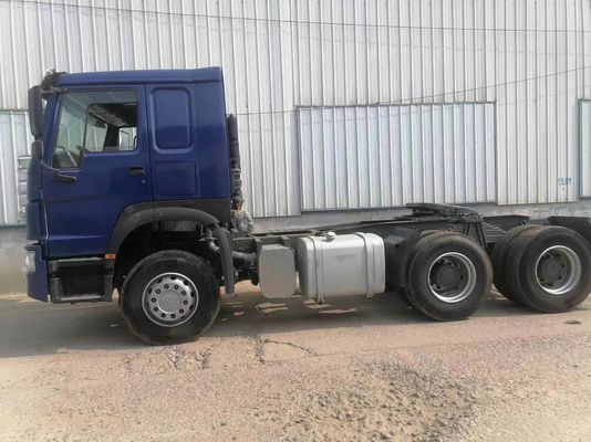 Sinotruk azul HOWO 6X4 10 Wheeler Used Tractor Truck com poderosa capacidade de reboque