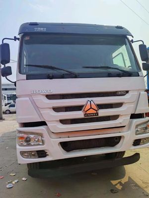 Sinotruck HOWO 6*4 Caminhão de lixo Caminhão de segunda mão 10 pneus Branco e azul Tipo U para cargas