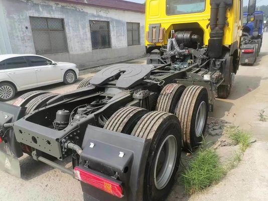 375HP 6X4 Sino cabeça de tractor caminhão de segunda mão HOWO cabeça de tractor em boas condições