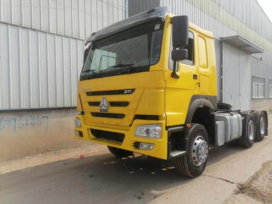 375HP 6X4 Sino cabeça de tractor caminhão de segunda mão HOWO cabeça de tractor em boas condições